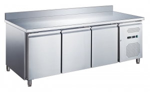 Стол холодильный Hurakan HKN-GN3TN-SB с бортом Стол холодильный Hurakan HKN-GN3TN-SB с бортом