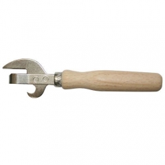 Открывалка (консервный нож), с деревянной ручкой 113611