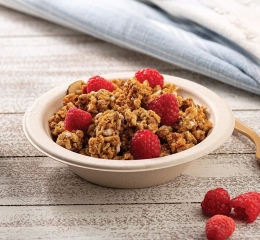 Тарелка глубокая KM-SRB-340W (50 шт)