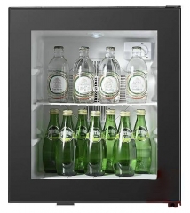 Шкаф холодильный со стеклом COOLEQ TBC-38 черный термоэлектрический