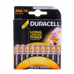 Батарейки AAA DURACELL LR03 BL18 (набор из 18 батареек)
