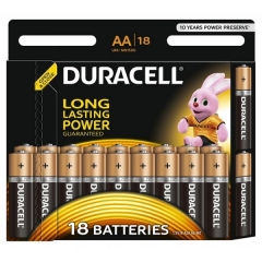 Батарейки AA DURACELL LR6 BL18 (набор из 18 батареек)