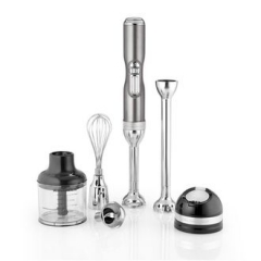 Блендер погружной KitchenAid Artisan 5KHB3581EMS, серебряный медальон