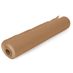Бумага W 38см L 50 м для выпечки в рулоне силиконизированная коричневая, 12 шт