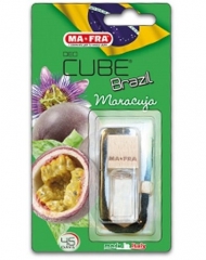Гипоаллергенный ароматизатор для салона автомобиля MA-FRA DEO CUBE BRAZIL MARACUJA Маракуйя