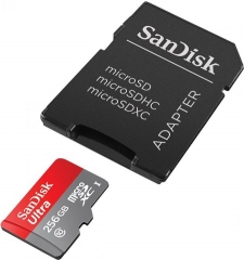 Карта памяти MicroSDXC Sandisk Ultra Android + Memory Zone Android App 256GB