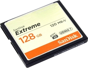 Карта памяти Sandisk Extreme CF 128GB