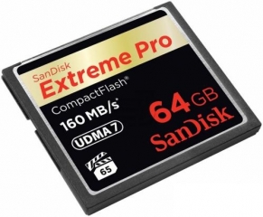 Карта памяти Sandisk Extreme Pro CF 64GB
