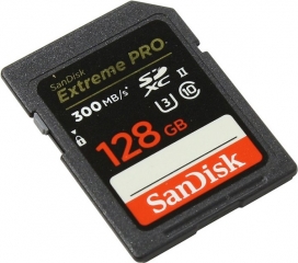 Карта памяти SDXC Sandisk Extreme Pro 128GB