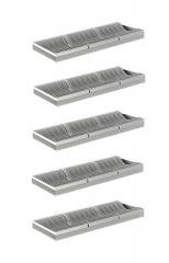Комплект полок с кассетами для кухонного стеллажа Kayman ПС-55/1203