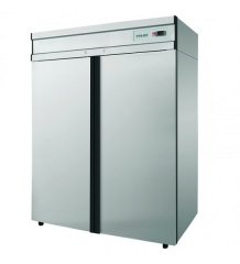 Шкаф холодильный с глухой дверью POLAIR CM114-G нержавеющий