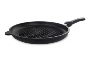 Сковорода гриль AMT Frying Pans, круглая, 32 см, AMT432BBQ-R