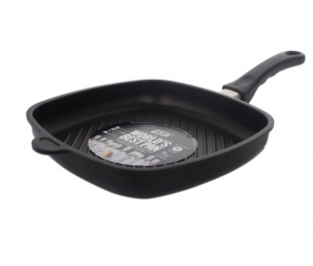 Сковорода гриль квадратная AMT Frying Pans Fix 26х26 см, AMT E264G FIX