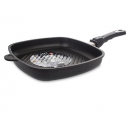 Сковорода гриль, квадратная, AMT Frying Pans, 28х28 см, AMT E285G