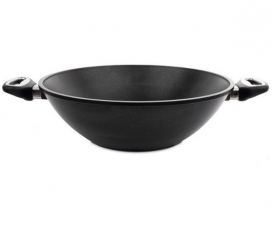 Сковорода ВОК AMT Frying Pans Titan 32 см AMT I-1132 для индукционной плиты