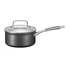 Сотейник с крышкой KitchenAid KC2H130PLKD, 18 cм, анодированный, антипригарное покрытие