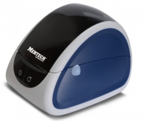 Термопринтер липких этикеток Mertech MPRINT LP80 EVA RS232-USB White & blue