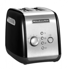 Тостер KitchenAid 5KMT221EOB, загрузка 2 хлебца, черный