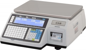 Весы торговые с печатью этикеток CAS CL-3000-15B (CL3000-15B TCP-IP)