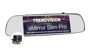 Видеорегистратор TrendVision aMirror Slim Pro