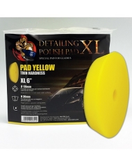 Желтый полумягкий поролоновый полировальный круг для лакокрасочного покрытия автомобиля MA-FRA DETAILING POLISH PAD XL PAD YELLOW