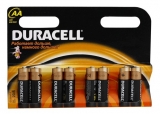 Батарейки AA DURACELL LR6 BL8 (набор из 8 батареек)