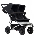 Детская прогулочная коляска для двойни и погодков Mountain Buggy Duet 3.0 Black