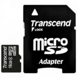 Карта памяти MicroSDHC Transcend Class4 16GB (TS16GUSDHC4)