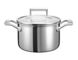 Кастрюля KitchenAid KC2T30EHST для соуса, 2.84 л с крышкой, нержавеющая сталь