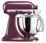 Миксер планетарный бытовой KitchenAid 5KSM175PSEBY, дежа 4.83 л, 4 насадки, 2 чаши, фиолетовый