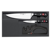 Набор кухонных ножей 2 шт, точилка Wuesthof Classic 9608-5
