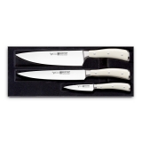 Набор ножей 3 шт. Wuesthof Ikon Cream White 9601-0 WUS