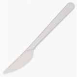 Нож столовый 180 мм пластик прозрачный, 2016 шт