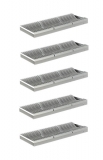 Комплект полок с кассетами для кухонного стеллажа Kayman ПС-55/0603