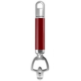 Открывалка для бутылок KitchenAid KGEM3107ER, нержавеющая сталь, красная ручка