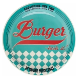 Тарелка для гамбургеров 26см, цвет голубой, Oxford M02D-6780