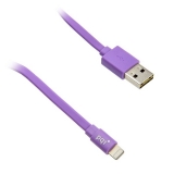 Переходник USB/Lightning PQI 90 см пурпурный