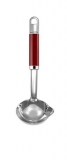 Половник с носиком KitchenAid KGEM2101ER, нержавеющая сталь, красная ручка