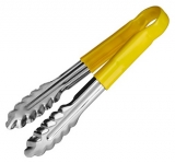 Щипцы универсальные 230 мм желтые ручки Viatto UT09HVYL, нерж. сталь