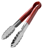 Щипцы универсальные 300 мм красные ручки Viatto UT12HVRED, нерж. сталь
