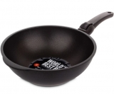 Сковорода ВОК AMT Frying Pans Titan 26 см AMT I-1126S для индукционной плиты