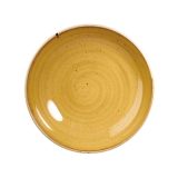 Тарелка мелкая 21,7см, без борта, Stonecast, цвет Mustard Seed Yellow SMSSEVP81