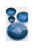 Тарелка для пасты 23,7см, керамика, цвет INDIGO, Tourron 994899