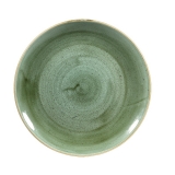 Тарелка мелкая 26см, без борта, Stonecast, цвет Samphire Green SSGSEV101
