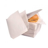 Уголок для гамбургера 175х175 мм бумага белый, 2500 шт