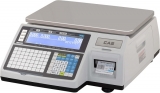Весы торговые с печатью этикеток CAS CL-3000-06B (CL3000-6B TCP-IP)